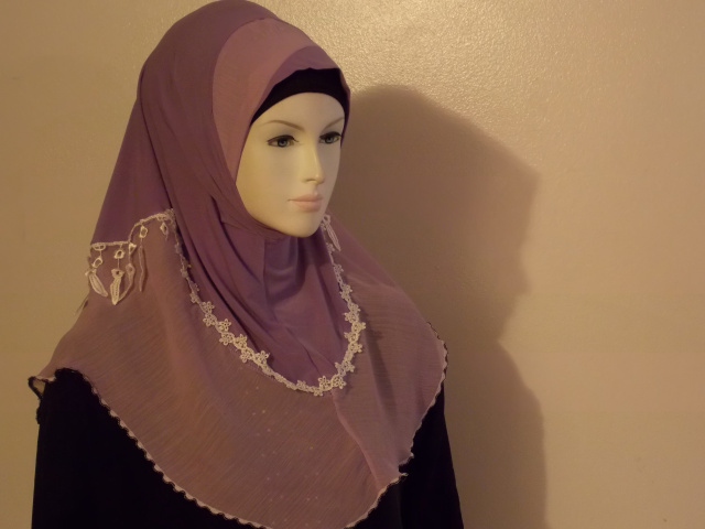 Light Illiac Summer stylish 1 piece hijab 6